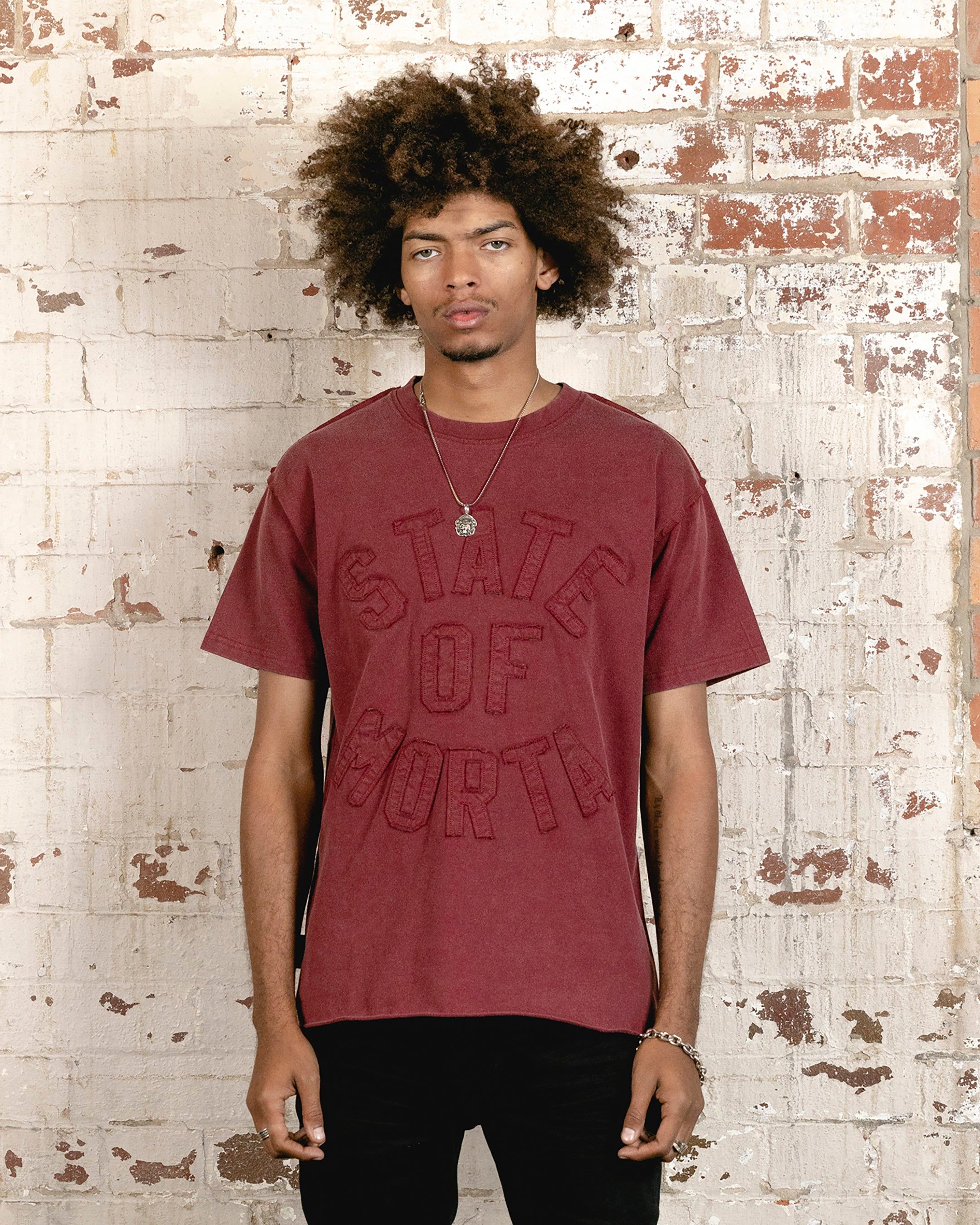 Saint Morta State Of Morta Appliqué T-Shirt Lava sold by Culture Kings