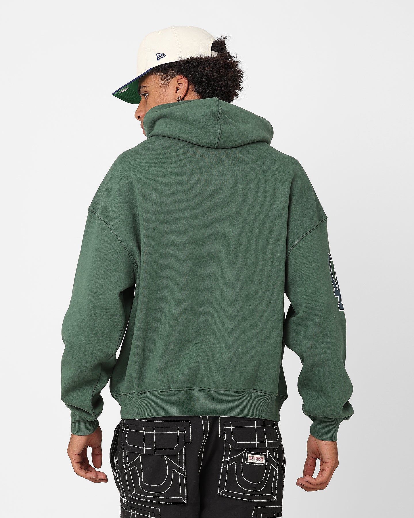 Majestic Athletic Los Angeles Dodgers Vintage Athletic Pop Nick Hoodie Dark Cedar sold by Culture Kings product image thumbnail 3