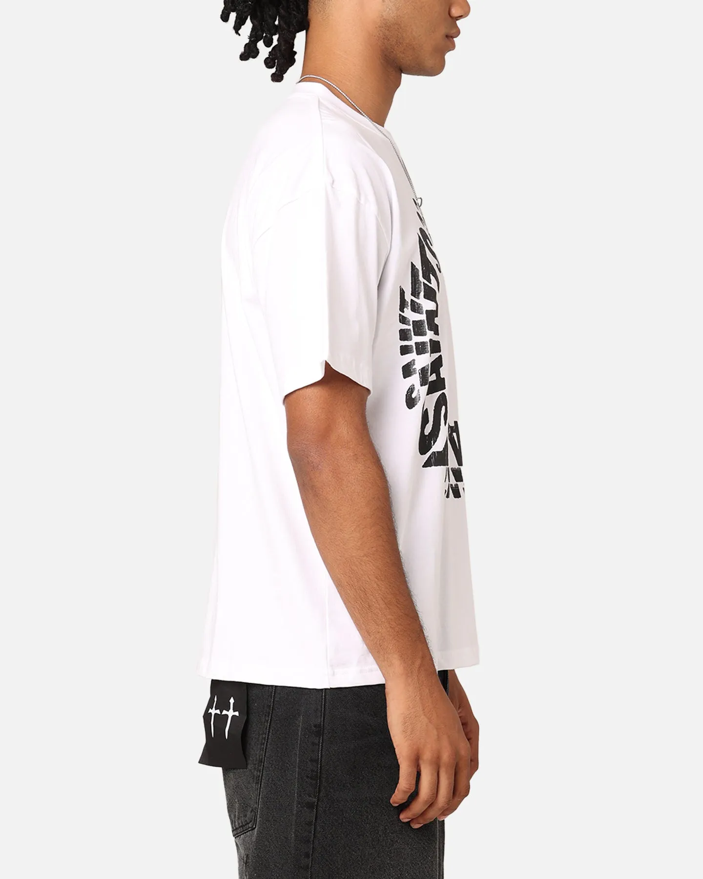 Saint Morta Rave Drop Shoulder T-Shirt White sold by Culture Kings product image thumbnail 4
