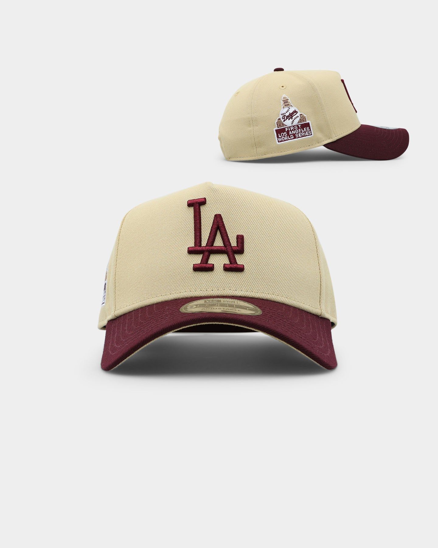 New Era Los Angeles Dodgers 9FORTY A-Frame 2-Tone Snapback Gold sold by Culture Kings