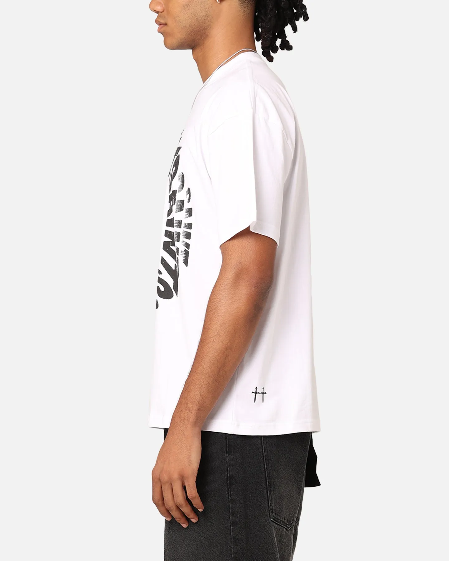 Saint Morta Rave Drop Shoulder T-Shirt White sold by Culture Kings product image thumbnail 5