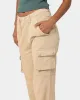 MNML Chloe Mid Rise Cargo Jeans Beige sold by Culture Kings