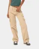 MNML Chloe Mid Rise Cargo Jeans Beige sold by Culture Kings