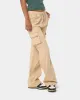 MNML Chloe Mid Rise Cargo Jeans Beige sold by Culture Kings