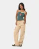 MNML Chloe Mid Rise Cargo Jeans Beige sold by Culture Kings