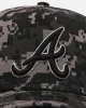 New Era Atlanta Braves 'Black Digi Camo' 9FORTY A-Frame Snapback Black/Grey sold by Culture Kings
