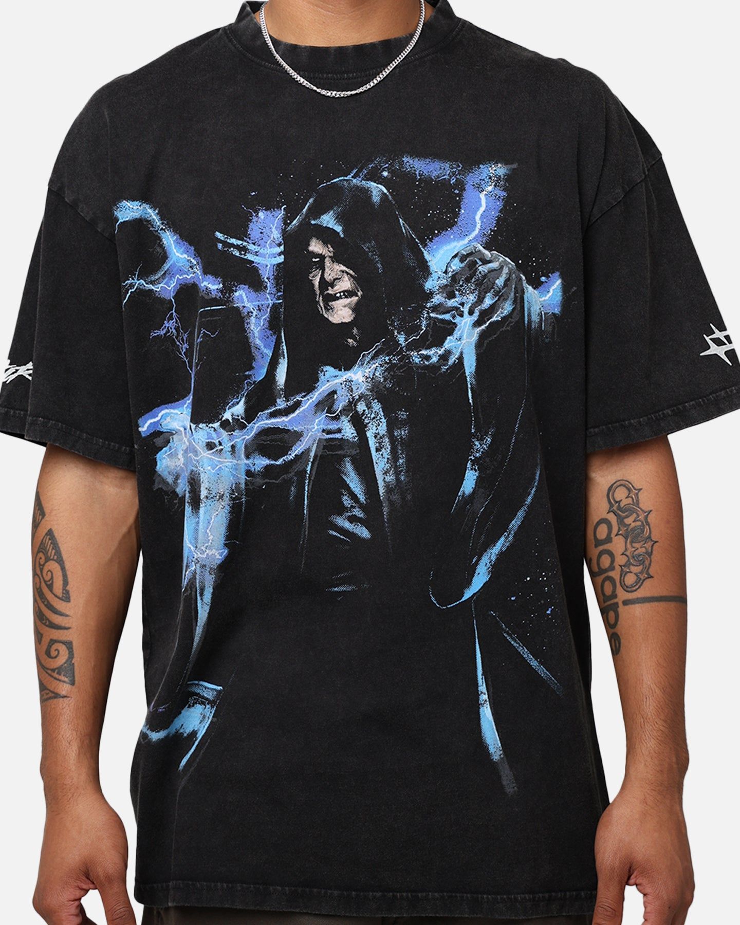 Star Wars Darth Sidious T-Shirt Vintage Black sold by Culture Kings product image thumbnail 4
