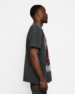 Goat Crew X Naruto Madara Heavyweight Vintage T-Shirt Black Wash sold by Culture Kings