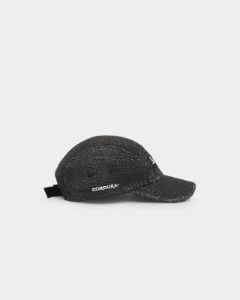 Supreme Coated Cordura Camp Cap Black sold by Culture Kings