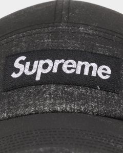 Supreme Coated Cordura Camp Cap Black sold by Culture Kings