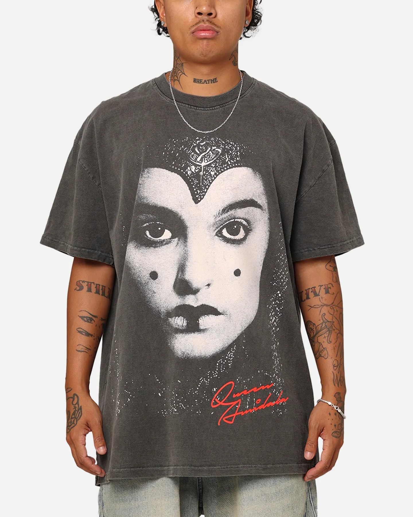 Star Wars Queen Amidala Heavyweight T-Shirt Black Wash sold by Culture Kings
