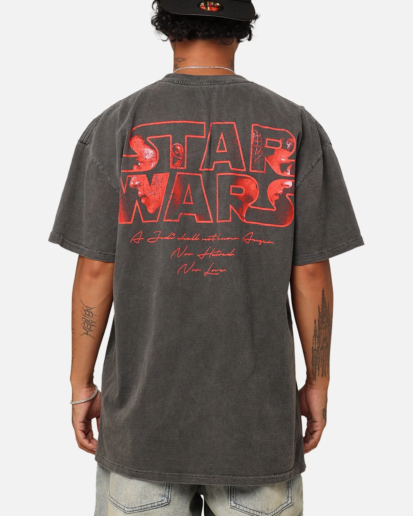 Star Wars Queen Amidala Heavyweight T-Shirt Black Wash sold by Culture Kings product image thumbnail 4