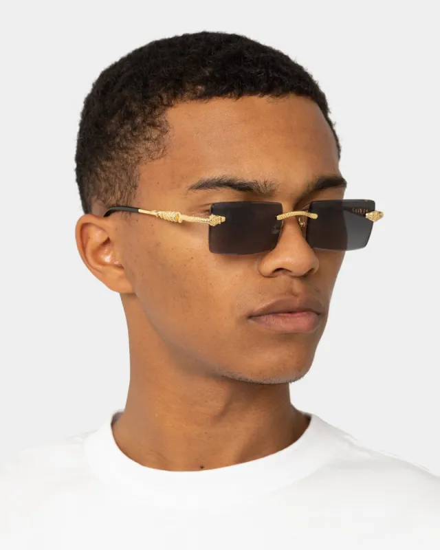James Oro Black Tint Serpent Authentic Sunglasses Black sold by Culture Kings