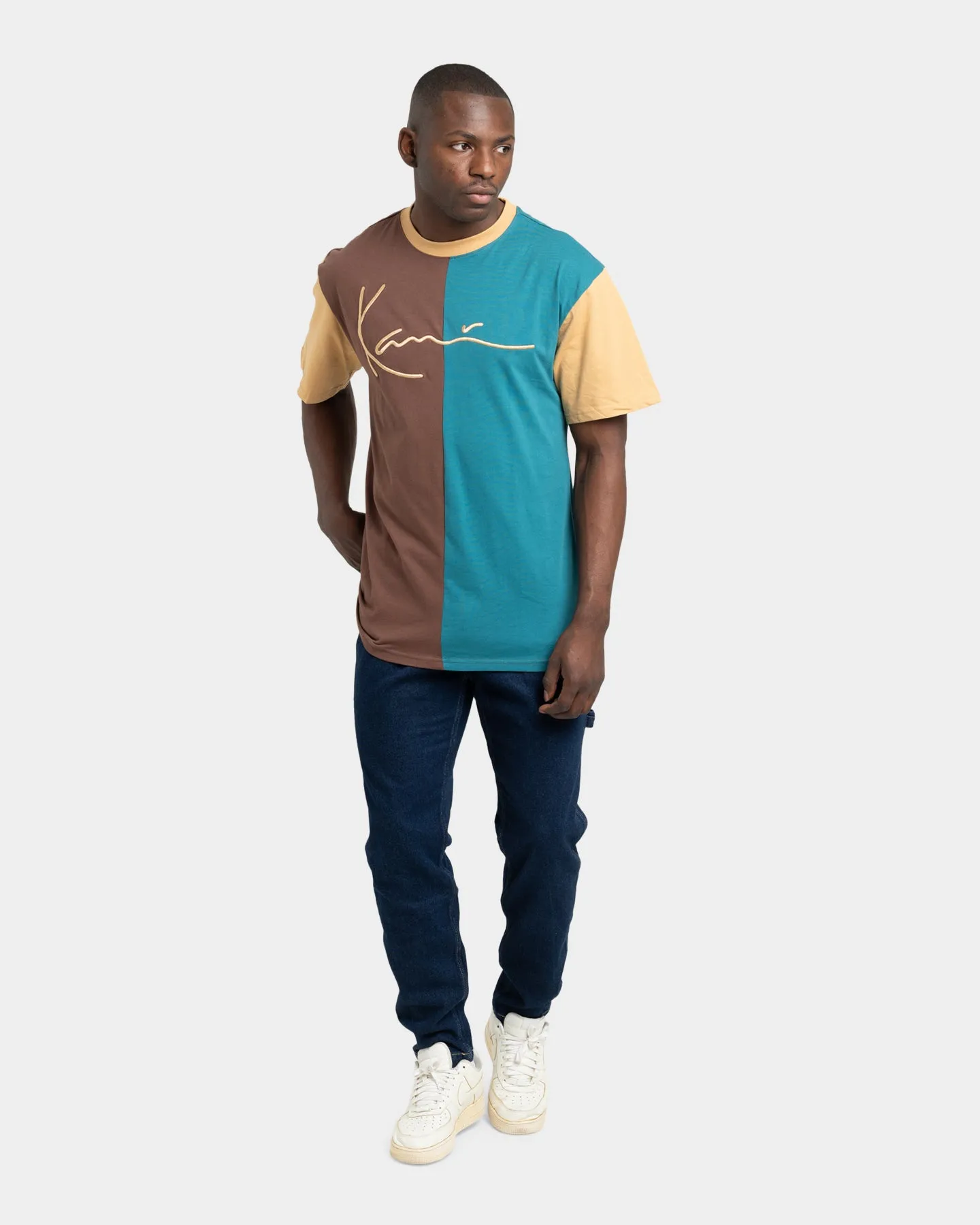 Karl Kani Men's Signature Block T-Shirt Brown sold by Culture Kings product image thumbnail 2