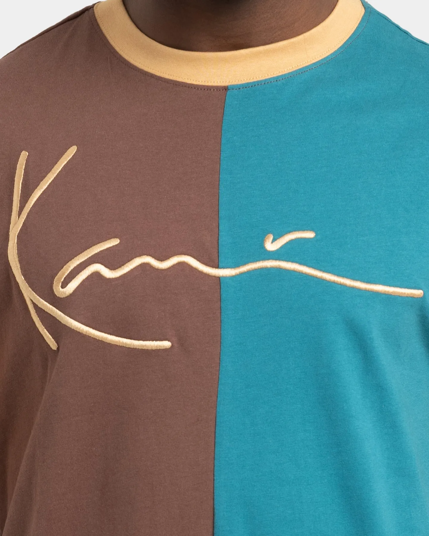 Karl Kani Men's Signature Block T-Shirt Brown sold by Culture Kings product image thumbnail 3