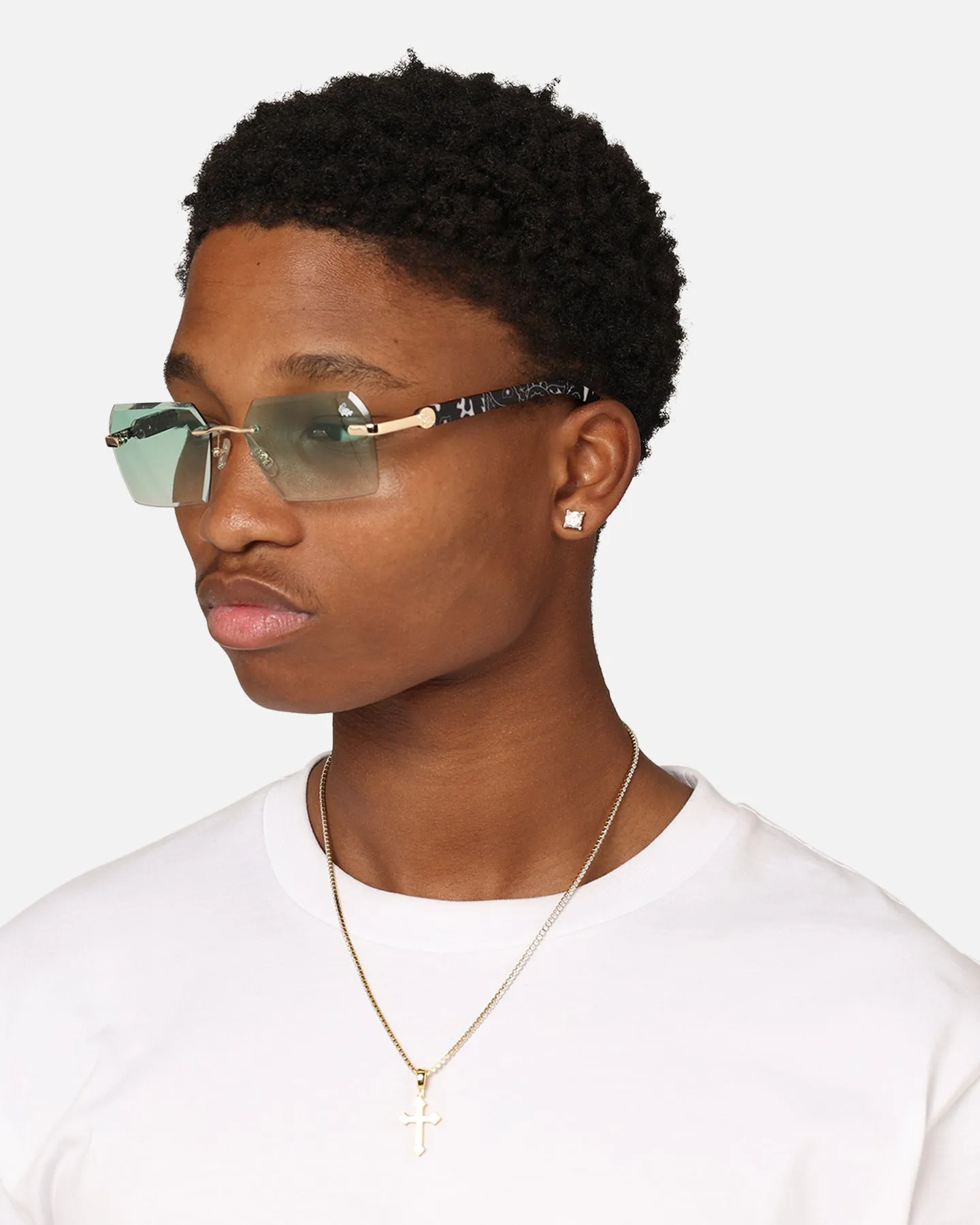 Belvoir & Co X Culture Kings Kennedy Sunglasses Green/Gold/Black sold by Culture Kings