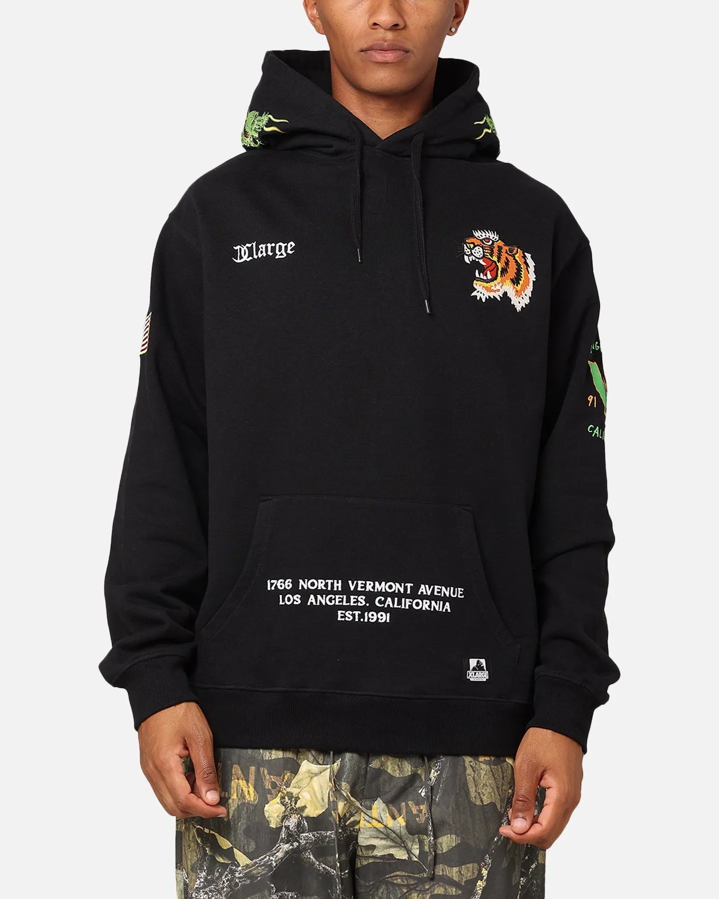 X-Large North Vermont Dragon Hoodie Solid Black sold by Culture Kings