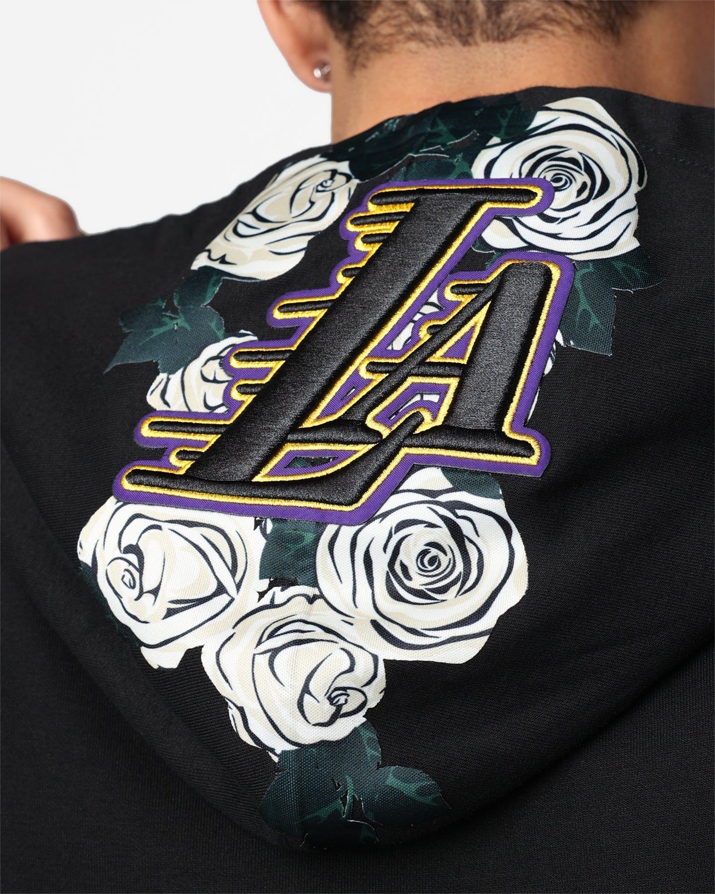 Pro Standard Los Angeles Lakers Roses Hoodie Black sold by Culture Kings product image thumbnail 10