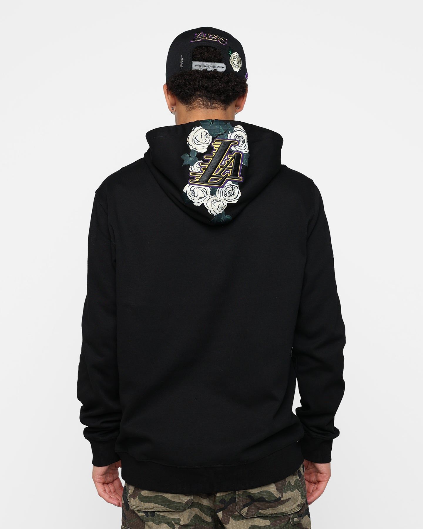 Pro Standard Los Angeles Lakers Roses Hoodie Black sold by Culture Kings product image thumbnail 5