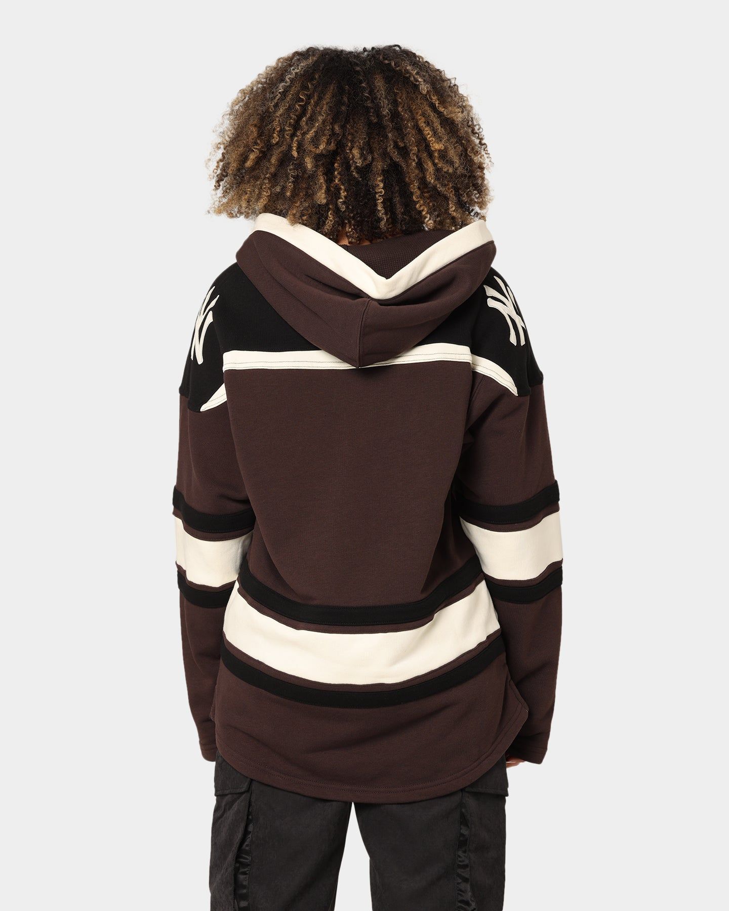 47 Brand New York Yankees Superior Lacer Hoodie Brown sold by Culture Kings product image thumbnail 4