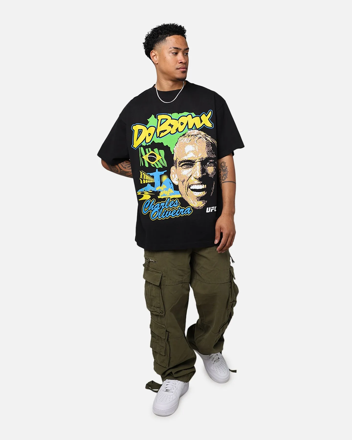 UFC By Goat Crew Charles "Do Bronx" Oliveira Hometown T-Shirt Black sold by Culture Kings product image thumbnail 5