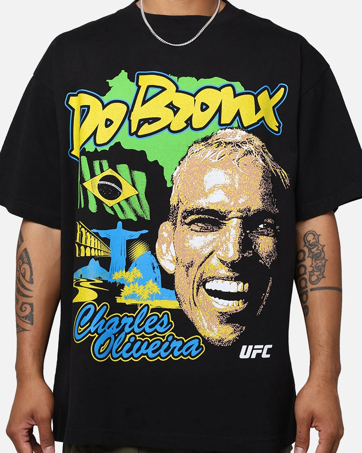 UFC By Goat Crew Charles "Do Bronx" Oliveira Hometown T-Shirt Black sold by Culture Kings product image thumbnail 2