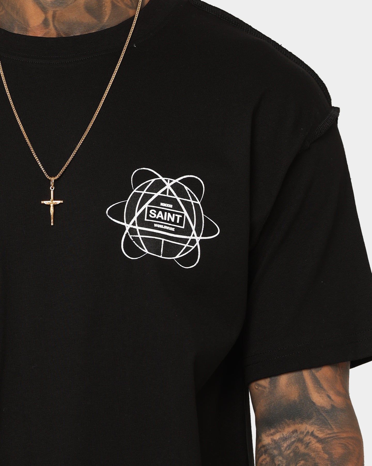 Saint Morta Worldwide Lafayette T-Shirt Black sold by Culture Kings product image thumbnail 4