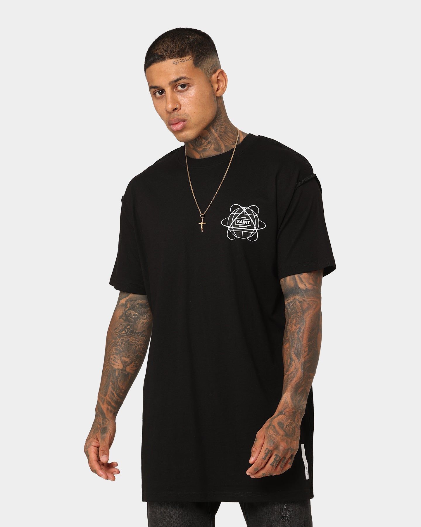 Saint Morta Worldwide Lafayette T-Shirt Black sold by Culture Kings product image thumbnail 2
