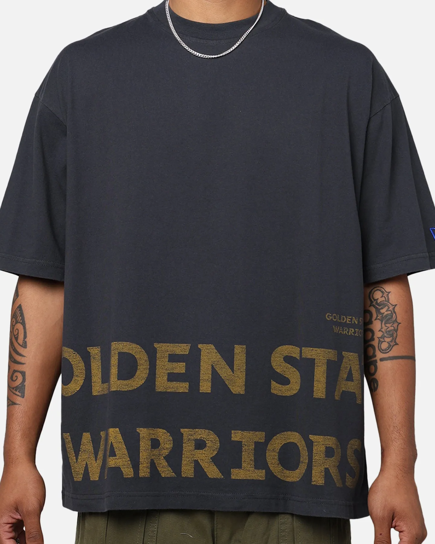 New Era Golden State Warriors Oversized T-Shirt Black sold by Culture Kings product image thumbnail 4