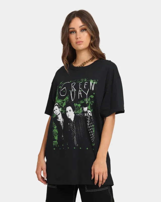 Green Day Green Lean T-Shirt Black sold by Culture Kings