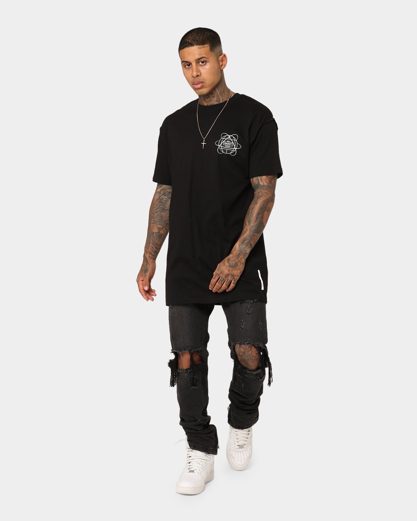 Saint Morta Worldwide Lafayette T-Shirt Black sold by Culture Kings product image thumbnail 8
