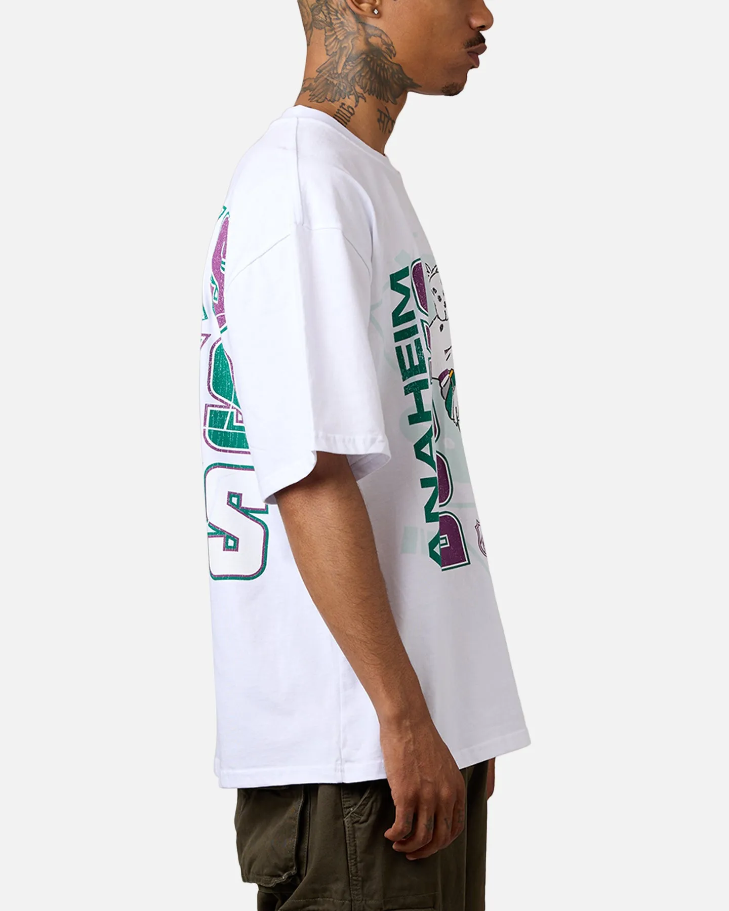 Culture Kings Anaheim Ducks Smash T-Shirt White sold by Culture Kings product image thumbnail 4