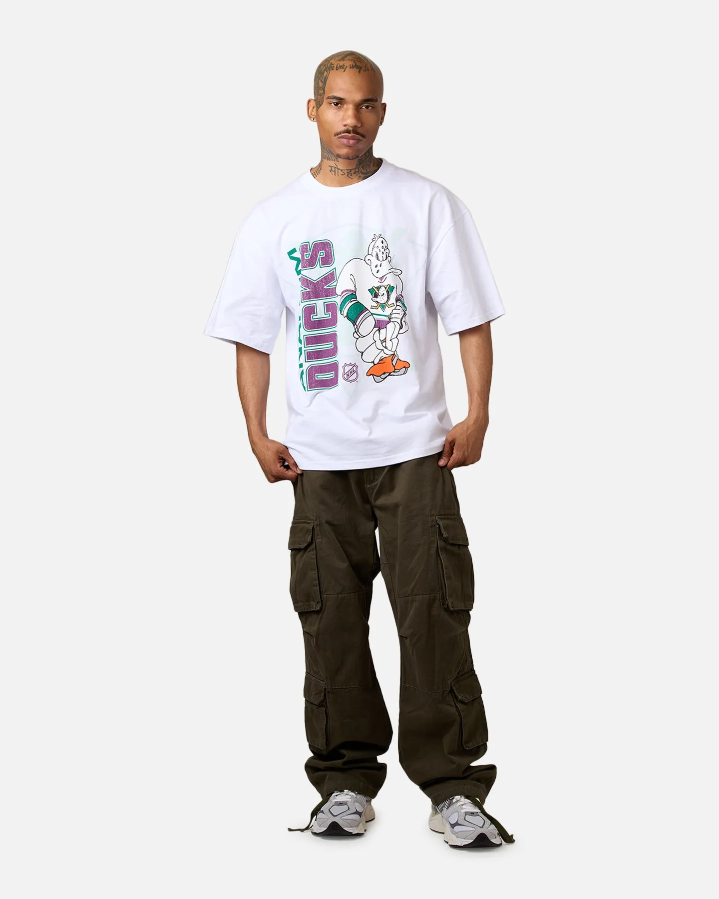 Culture Kings Anaheim Ducks Smash T-Shirt White sold by Culture Kings product image thumbnail 3