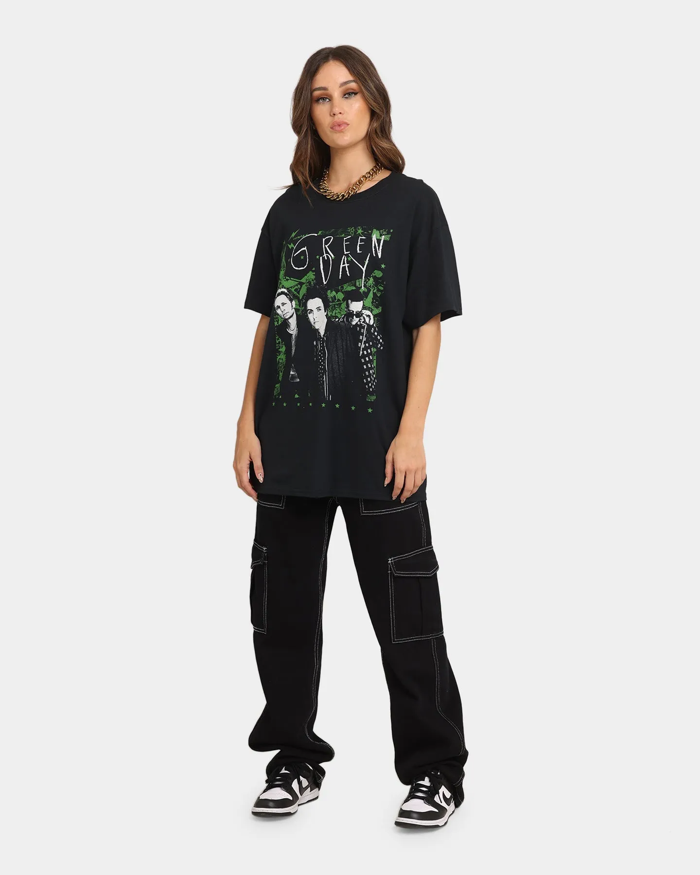 Green Day Green Lean T-Shirt Black sold by Culture Kings product image thumbnail 2