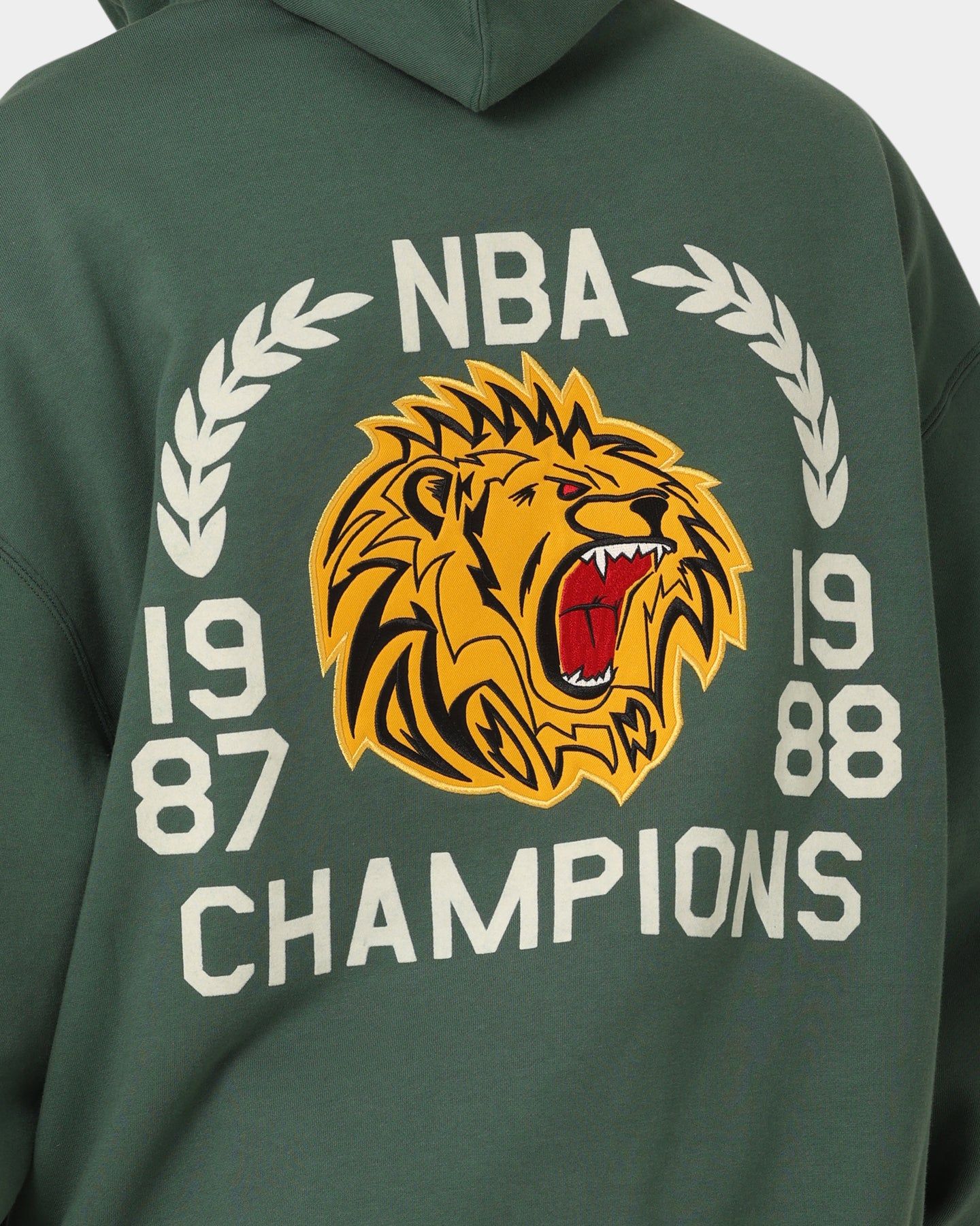 Mitchell & Ness Los Angeles Lakers Repeat Varsity Champions Hoodie Forest Green sold by Culture Kings product image thumbnail 6