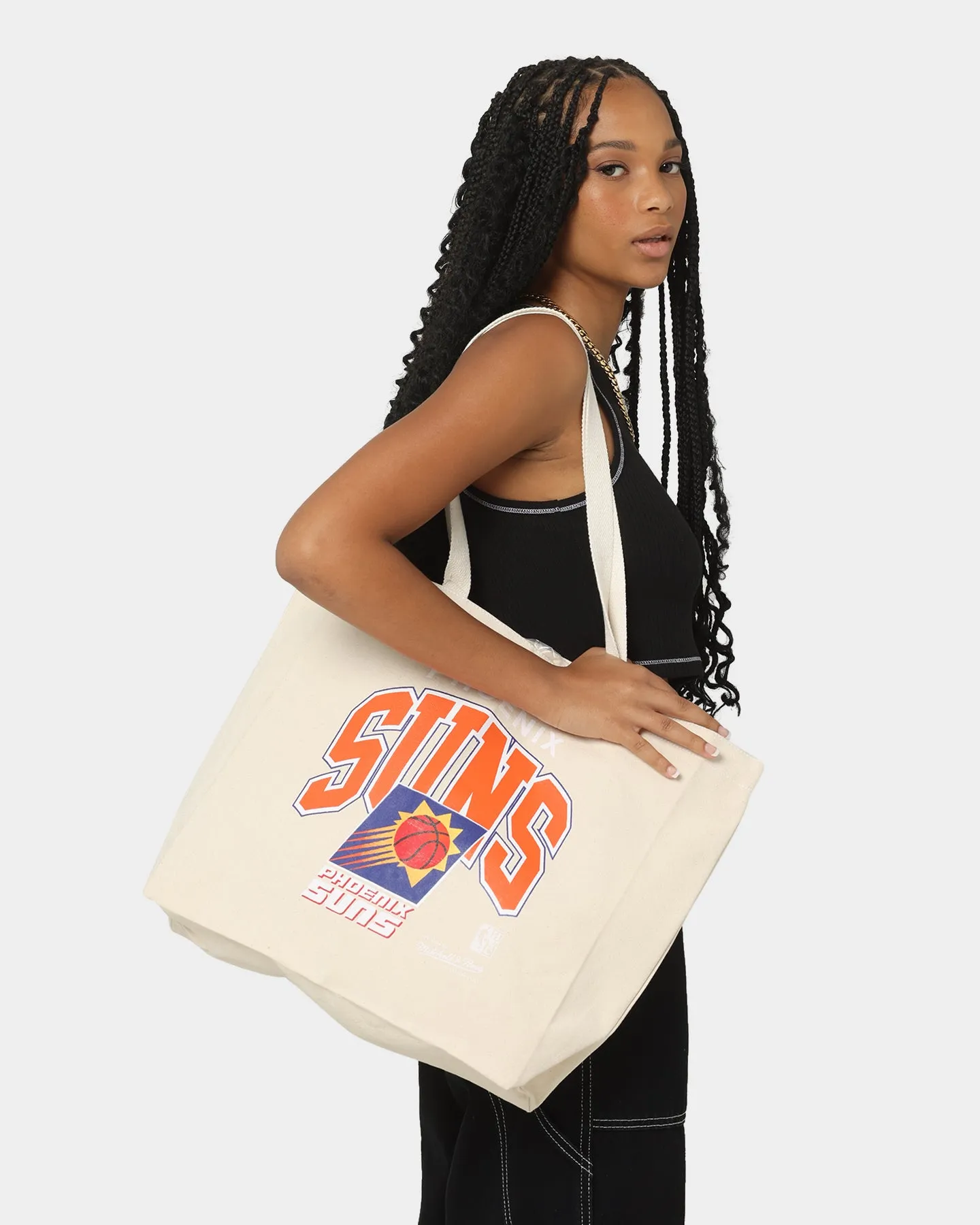 Mitchell & Ness Phoenix Suns Keyline Tote Bag Cream sold by Culture Kings product image thumbnail 2