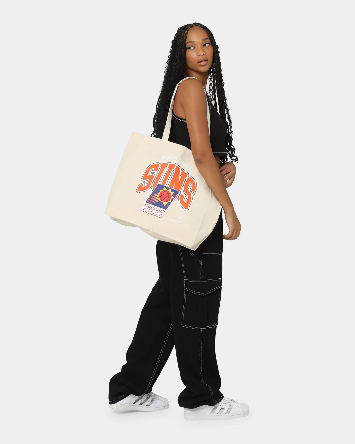 Mitchell & Ness Phoenix Suns Keyline Tote Bag Cream sold by Culture Kings product image thumbnail 3