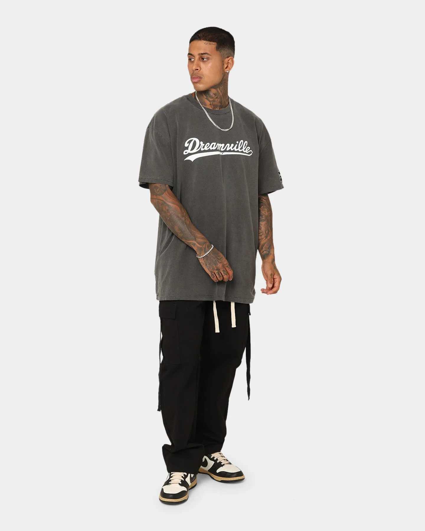 Dreamville Dreamville Logo Vintage T-Shirt Washed Black sold by Culture Kings product image thumbnail 3