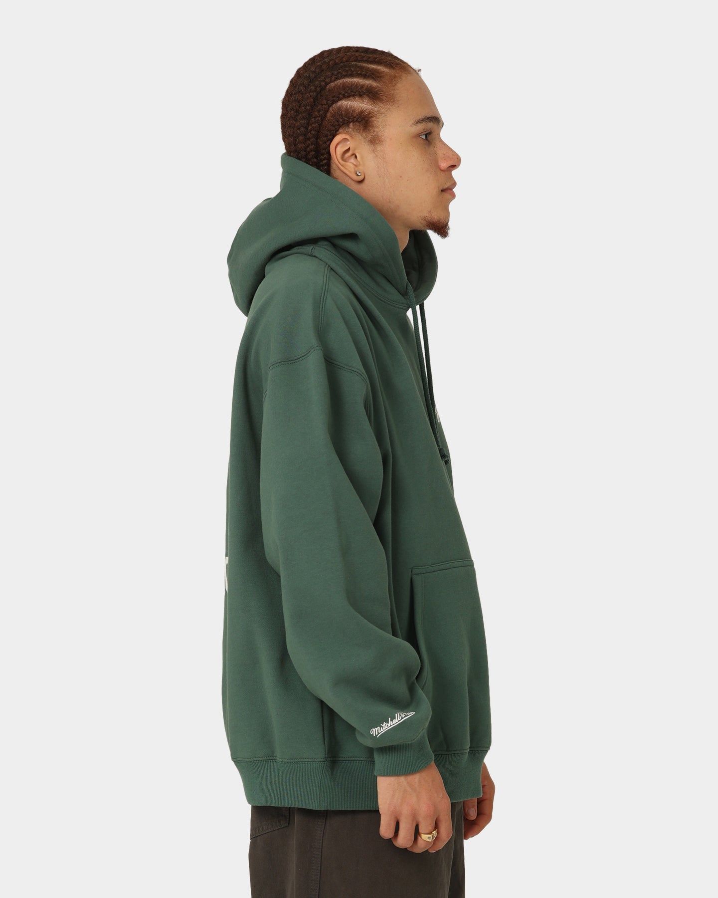 Mitchell & Ness Los Angeles Lakers Repeat Varsity Champions Hoodie Forest Green sold by Culture Kings product image thumbnail 7