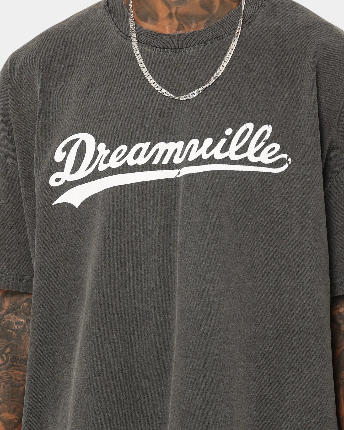 Dreamville Dreamville Logo Vintage T-Shirt Washed Black sold by Culture Kings product image thumbnail 4