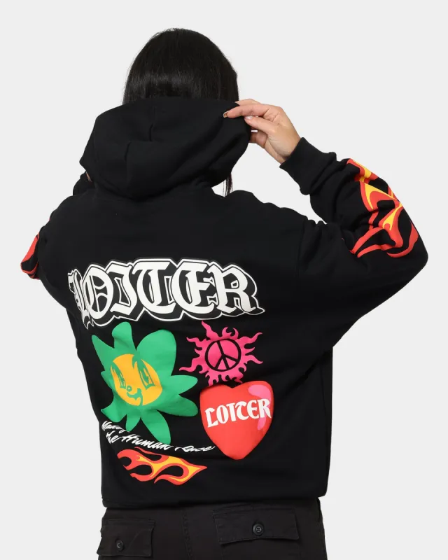 Loiter Euphoric Hoodie Black sold by Culture Kings