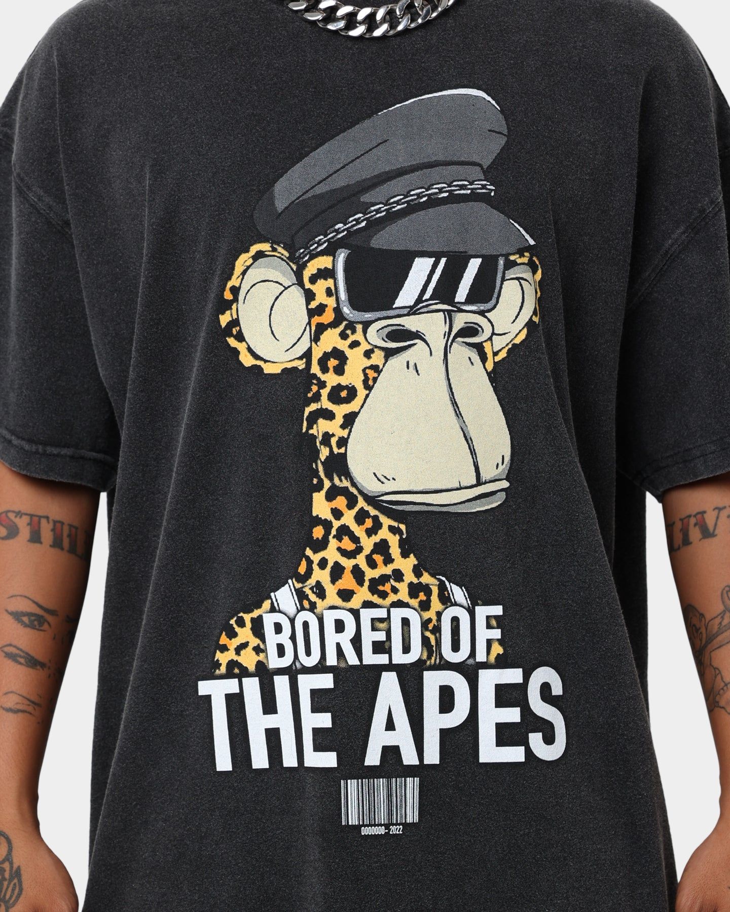Culture Kings x Champ Medici "Bored Of The Apes" #6368 Vintage T-Shirt Black sold by Culture Kings product image thumbnail 4