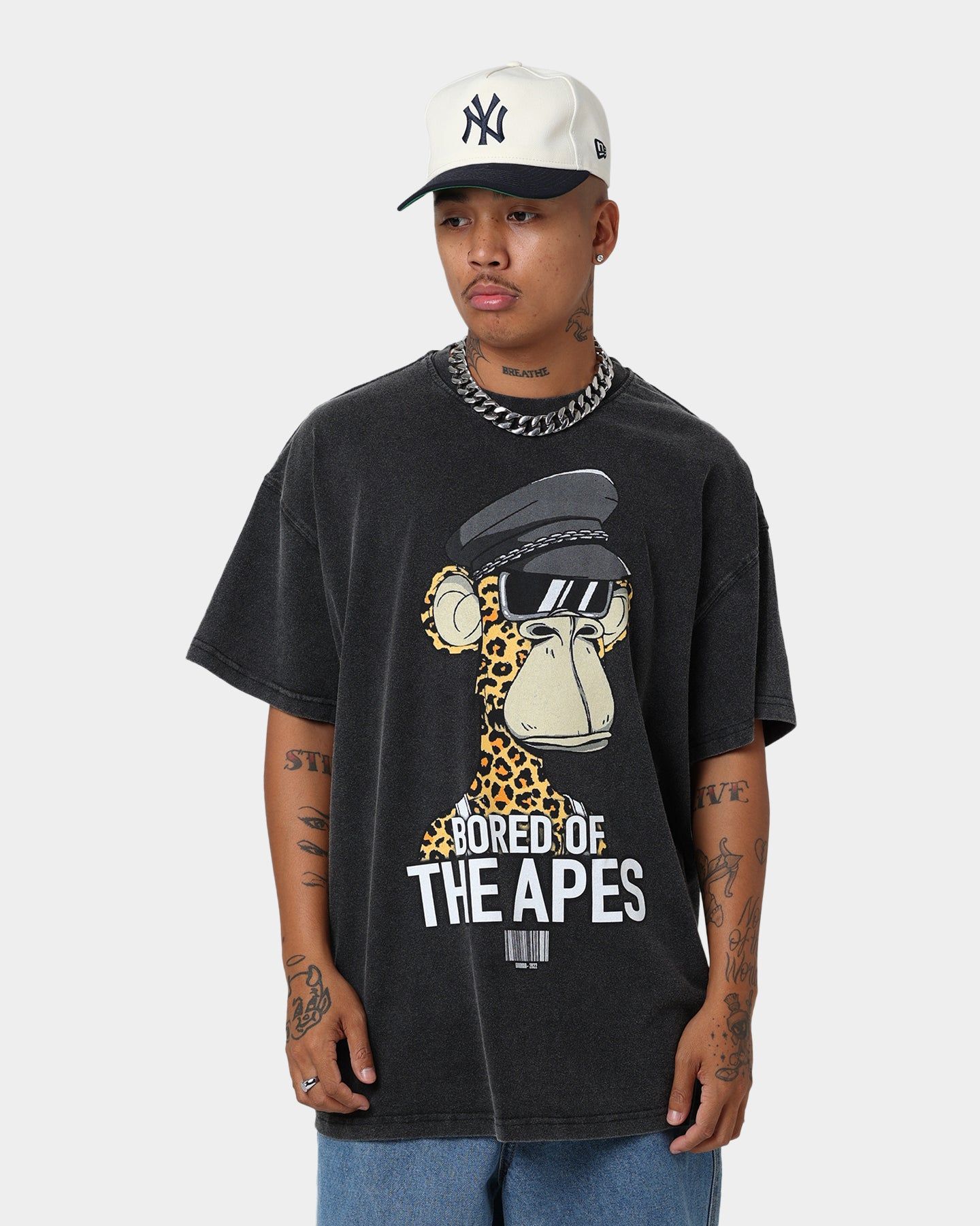 Culture Kings x Champ Medici "Bored Of The Apes" #6368 Vintage T-Shirt Black sold by Culture Kings product image thumbnail 2