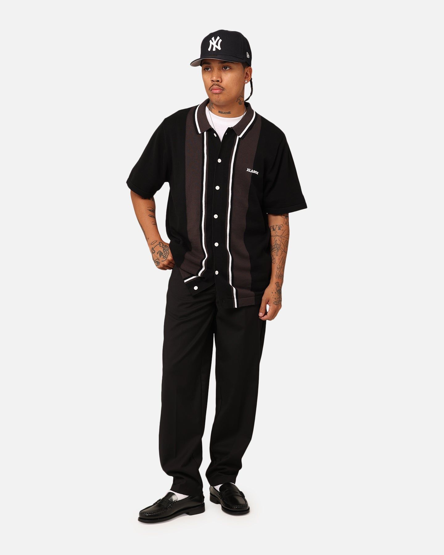 X-Large Bowling Knit Short Sleeve Shirt Black sold by Culture Kings product image thumbnail 2