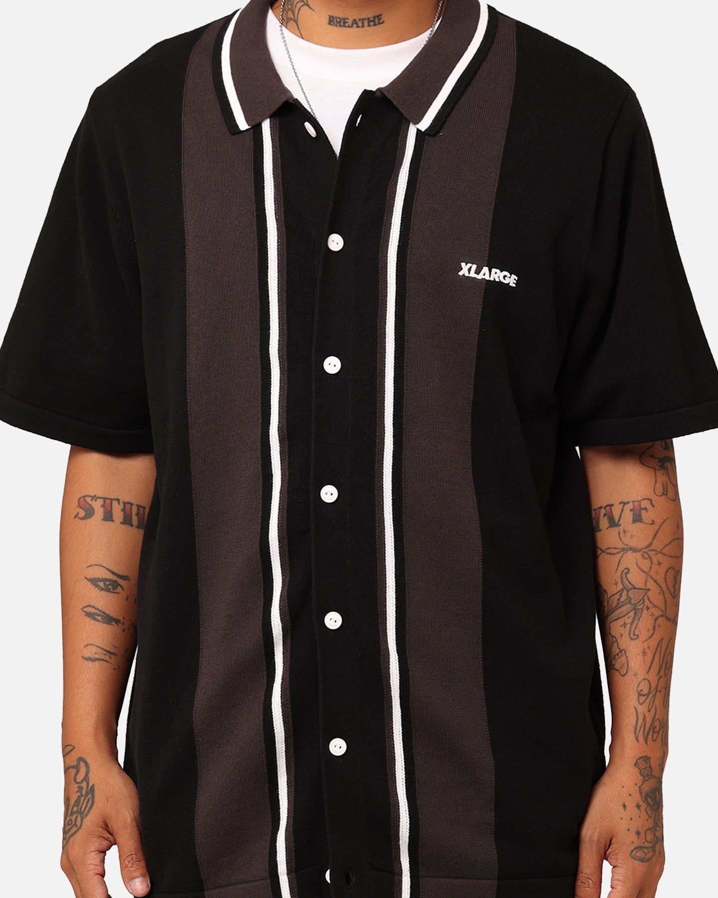 X-Large Bowling Knit Short Sleeve Shirt Black sold by Culture Kings product image thumbnail 3