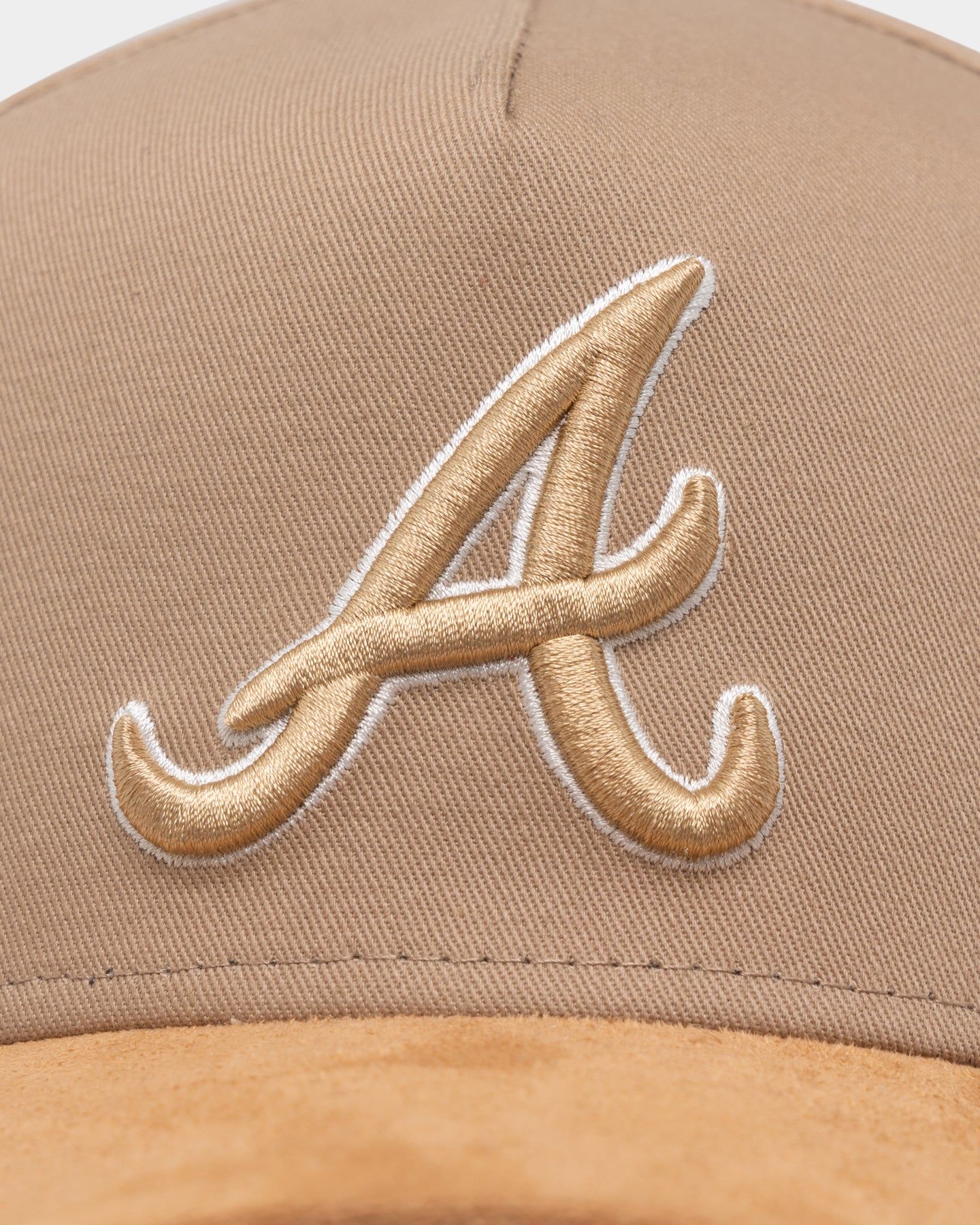 New Era Atlanta Braves 'Desert Suede' 9FORTY A-Frame Snapback Camel/Wheat sold by Culture Kings product image thumbnail 5