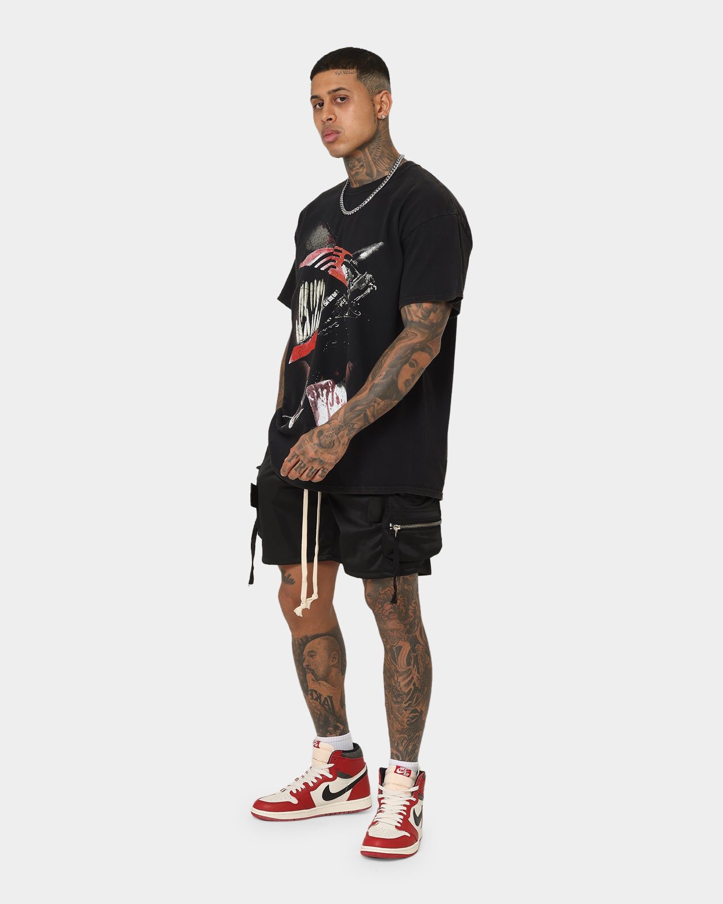 Goat Crew Denji Vintage T-Shirt Washed Black sold by Culture Kings product image thumbnail 3