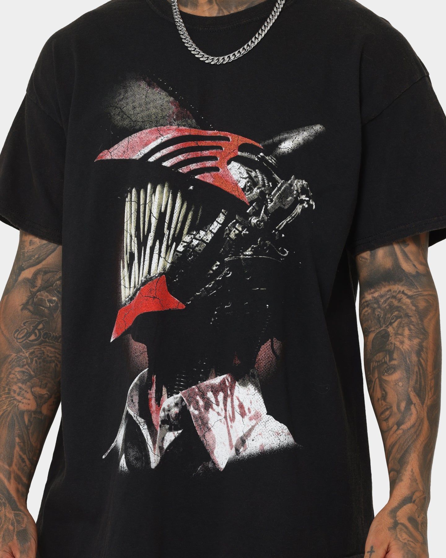 Goat Crew Denji Vintage T-Shirt Washed Black sold by Culture Kings product image thumbnail 4