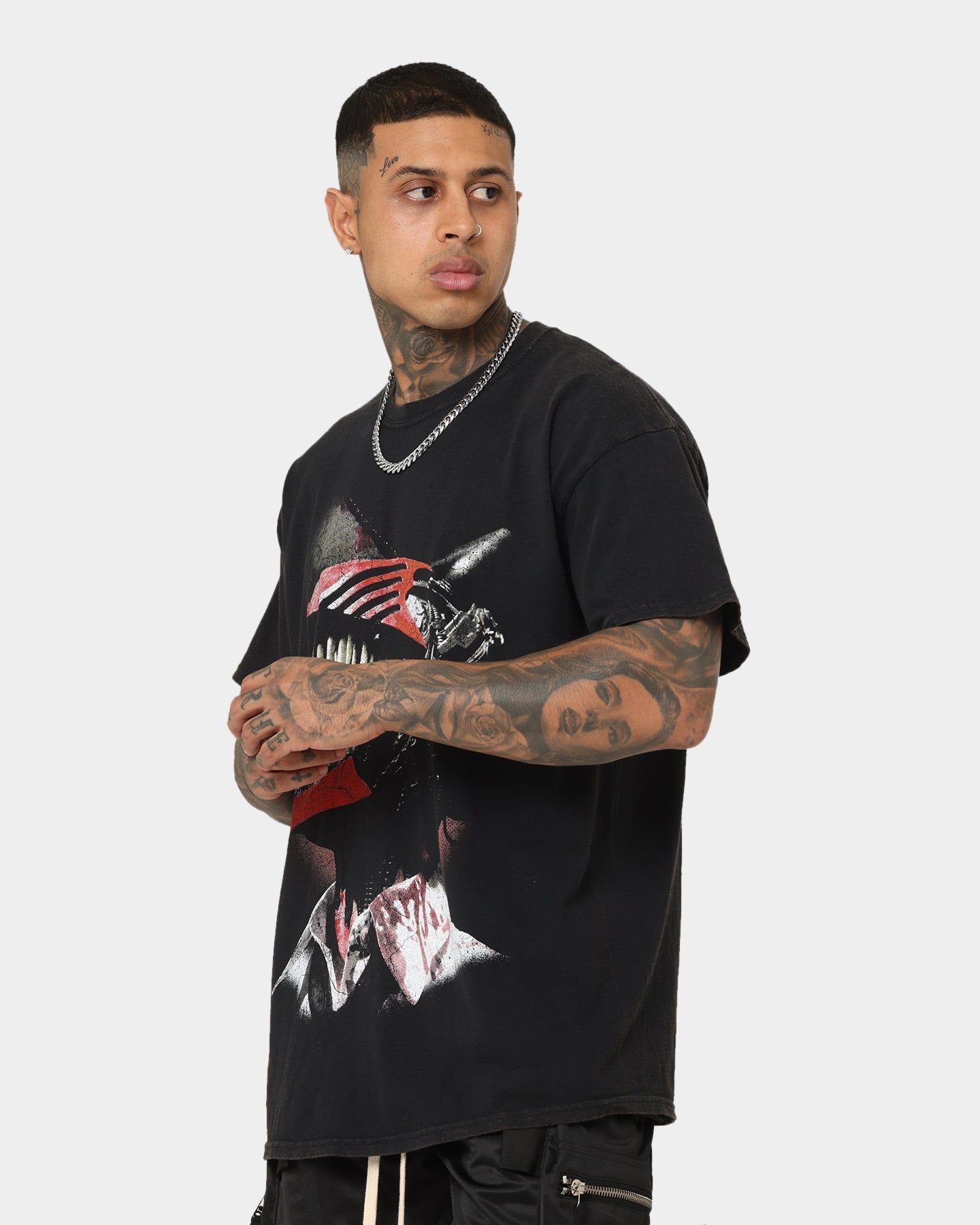 Goat Crew Denji Vintage T-Shirt Washed Black sold by Culture Kings product image thumbnail 7