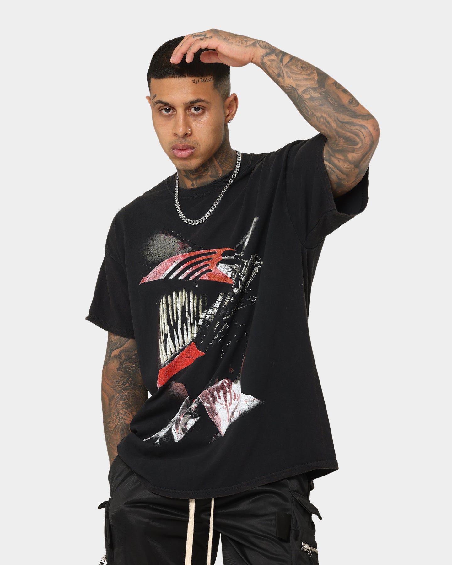 Goat Crew Denji Vintage T-Shirt Washed Black sold by Culture Kings